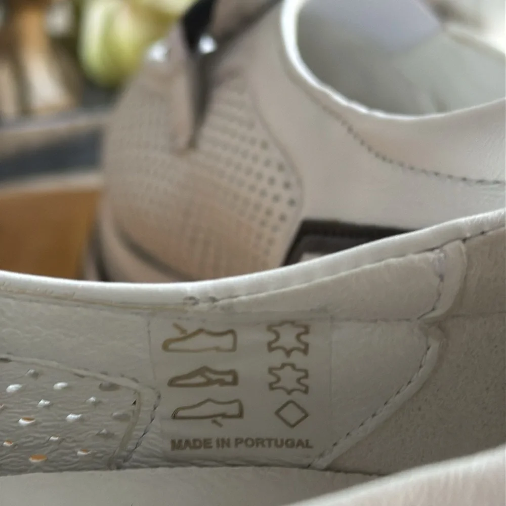 Softwaves Cassie Platform Loafers in White Ice - Picture 12 of 16